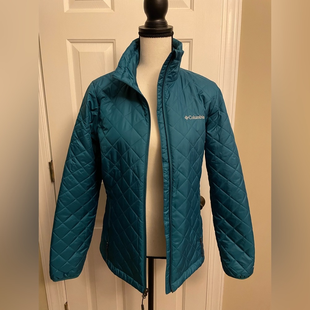 Women’s teal jacket NWOT